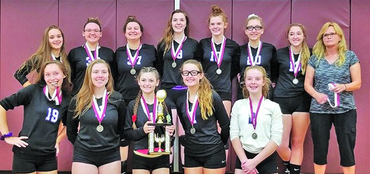 Lady Tornado Volleyball brings home trophy Greenville Tournament